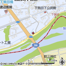 熊本県熊本市東区画図町大字下無田1701周辺の地図
