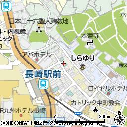 長崎県長崎市大黒町4-4周辺の地図