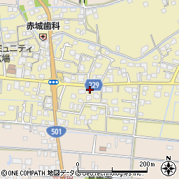 熊本県熊本市南区並建町199周辺の地図
