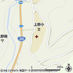 高千穂町立上野小学校周辺の地図