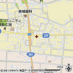 熊本県熊本市南区並建町257周辺の地図