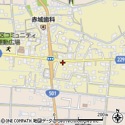 熊本県熊本市南区並建町257周辺の地図