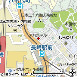 長崎県長崎市大黒町2-1周辺の地図