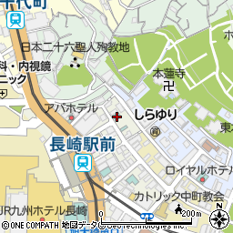 長崎県長崎市大黒町4-11周辺の地図