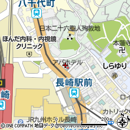 長崎県長崎市大黒町2-3周辺の地図