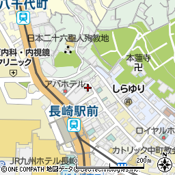 長崎県長崎市大黒町3-12周辺の地図