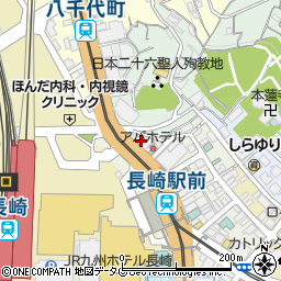長崎県長崎市大黒町2-4周辺の地図