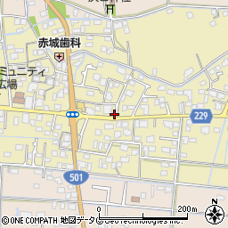 熊本県熊本市南区並建町261周辺の地図