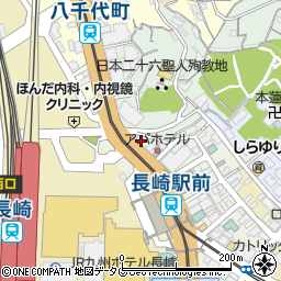 長崎県長崎市大黒町2-5周辺の地図