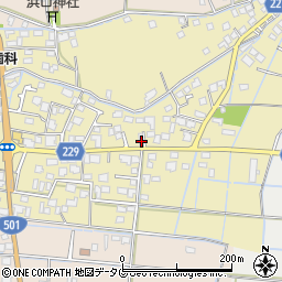 熊本県熊本市南区並建町355周辺の地図