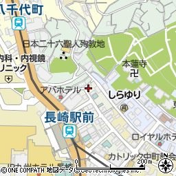 長崎県長崎市大黒町4-9周辺の地図