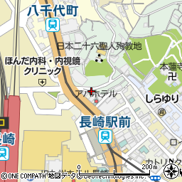 長崎県長崎市西坂町5周辺の地図