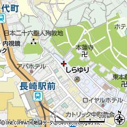 サンガーデン長崎駅前周辺の地図