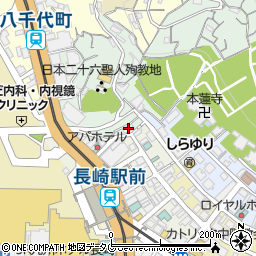 長崎県長崎市西坂町6周辺の地図