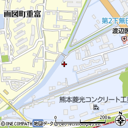 熊本県熊本市東区画図町大字下無田1421周辺の地図