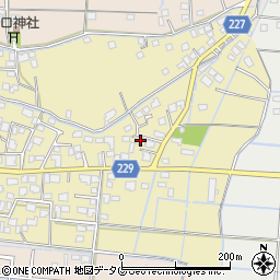 熊本県熊本市南区並建町374-3周辺の地図