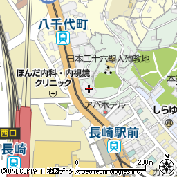 日本放送協会長崎放送局周辺の地図