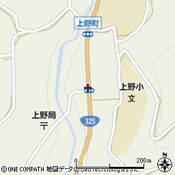 上野周辺の地図