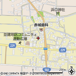 熊本県熊本市南区並建町597周辺の地図
