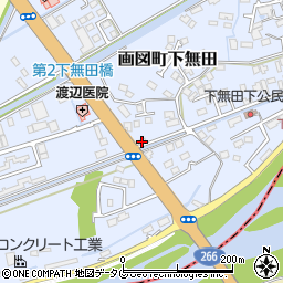 熊本県熊本市東区画図町大字下無田1513周辺の地図