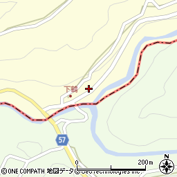 熊本県上益城郡御船町田代8173周辺の地図