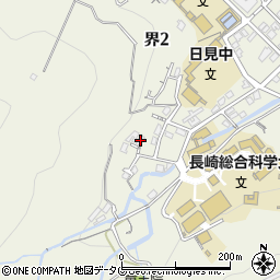 長崎県長崎市界2丁目25-27周辺の地図