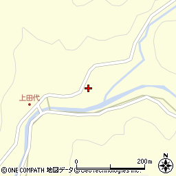 熊本県上益城郡御船町田代5402周辺の地図