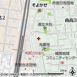 クリスタル東周辺の地図