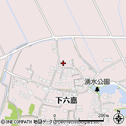 〒861-3102 熊本県上益城郡嘉島町下六嘉の地図