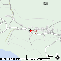 長崎県長崎市牧島町1407周辺の地図