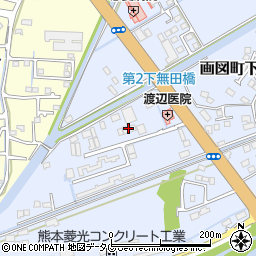 九州建設コンサルタント熊本支店周辺の地図