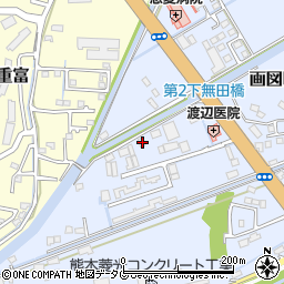 熊本県熊本市東区画図町大字下無田1450周辺の地図