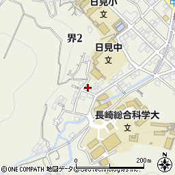 長崎県長崎市界2丁目19-21周辺の地図