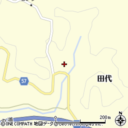 熊本県上益城郡御船町田代1863周辺の地図