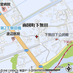 熊本県熊本市東区画図町大字下無田1523周辺の地図