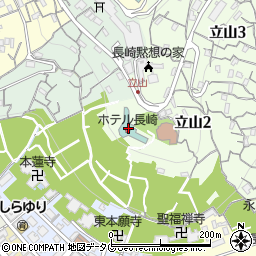 ホテル長崎周辺の地図