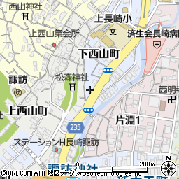 長崎県長崎市下西山町5-28周辺の地図