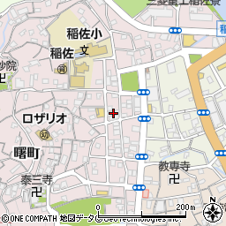 甲田鮮魚稲佐店周辺の地図
