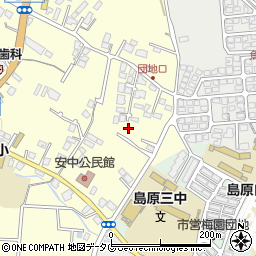 長崎県島原市大下町丁周辺の地図