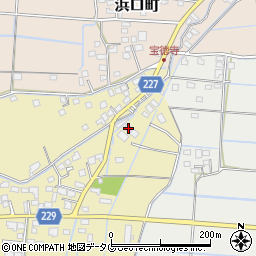 熊本県熊本市南区並建町12周辺の地図