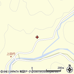 熊本県上益城郡御船町田代5433周辺の地図