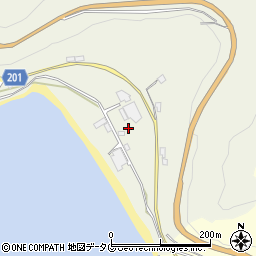 長崎県雲仙市小浜町富津5017周辺の地図