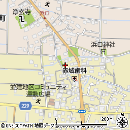 熊本県熊本市南区並建町537-2周辺の地図