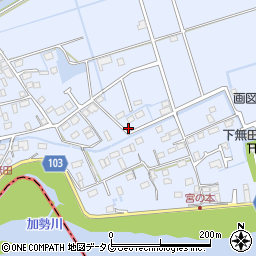 熊本県熊本市東区画図町大字下無田779周辺の地図