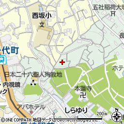 長崎県長崎市西坂町周辺の地図