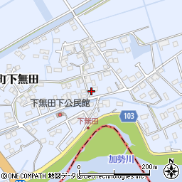熊本県熊本市東区画図町大字下無田1657周辺の地図