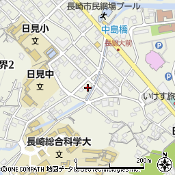 長崎県長崎市界2丁目17-13周辺の地図
