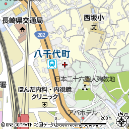 長崎県長崎市御船蔵町1-1周辺の地図