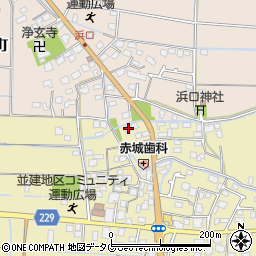 熊本県熊本市南区並建町526-2周辺の地図