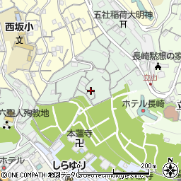 長崎県長崎市西坂町13周辺の地図